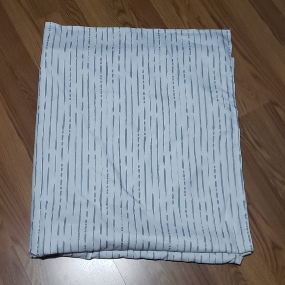 Mainstays Bedding Queen Sized Flat Sheet White And Gray Nwot Poshmark